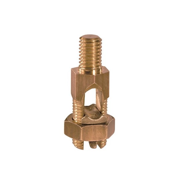 Bronze Service Post Connector, #10 SOL-#